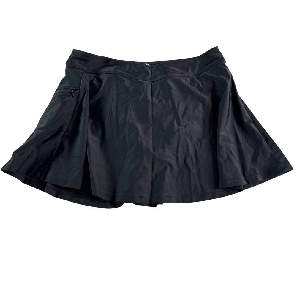 BALEAF Womens Black Athletic Skort Size L Built In Shorts UPF 50+ Tennis Golf